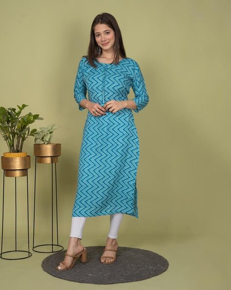 Embellished Straight Kurta