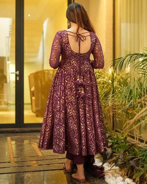 Embellished Flared Kurta