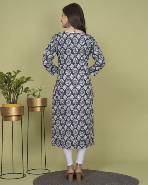 Women Printed Straight Kurta