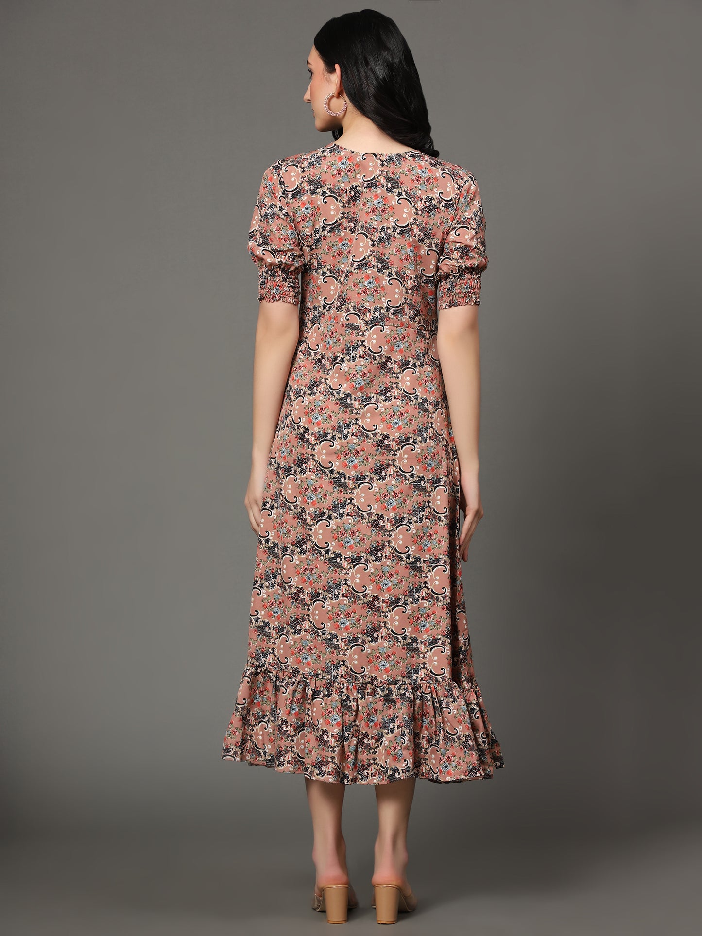 Vaani Creation Women's Floral Printed Dress