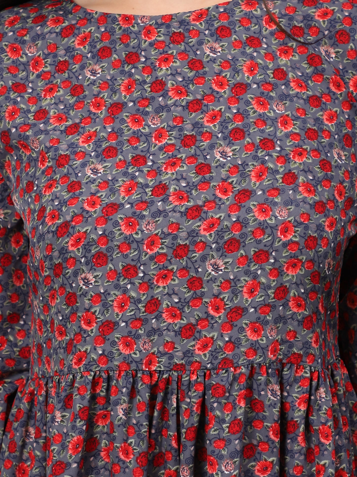 Vaani Creation Printed Asymmetrical Dress